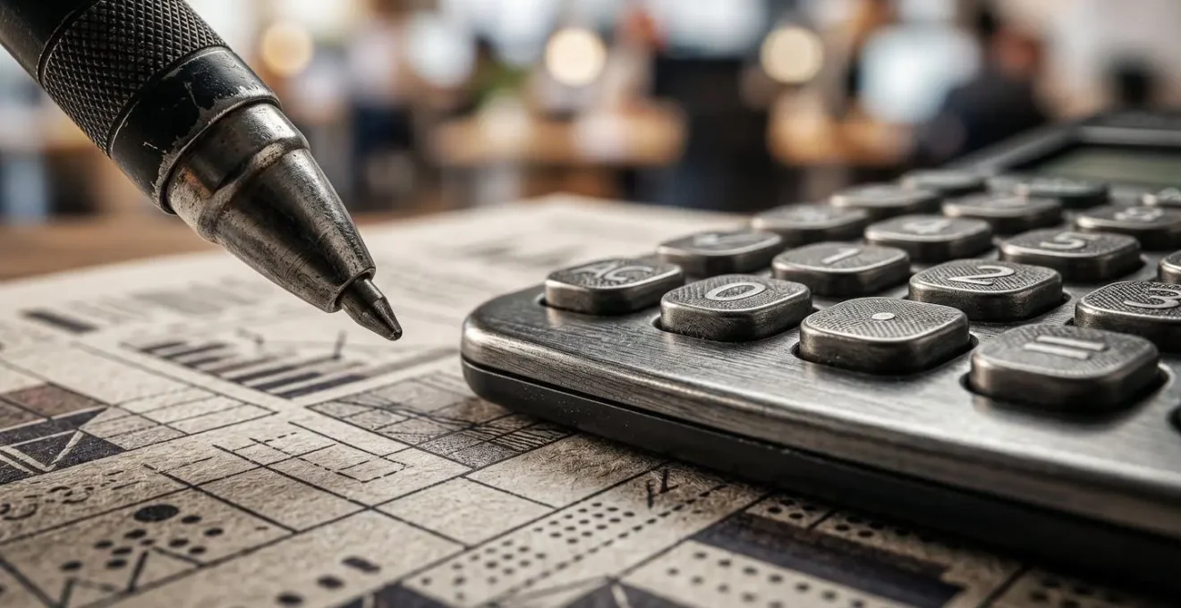 Représentation visuelle du calcul de conversion PMSS en euros avec calculatrice