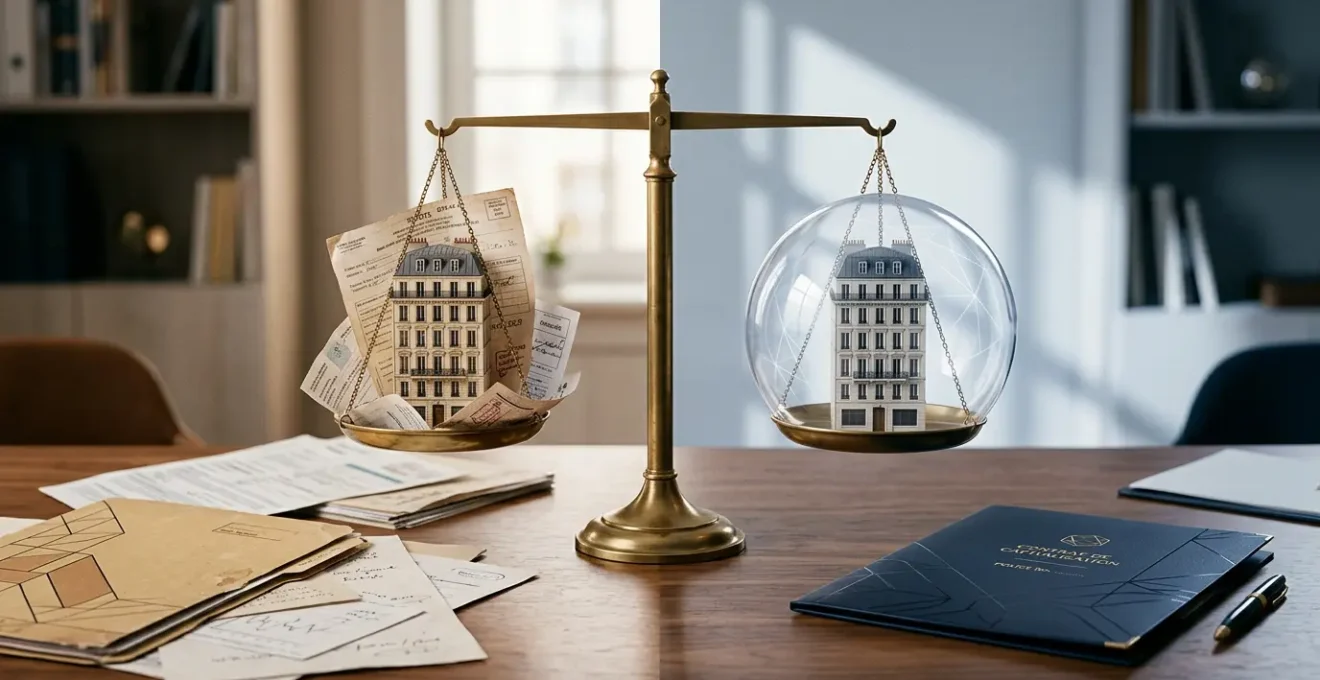 Comparaison visuelle entre investissement SCPI en direct et via assurance vie